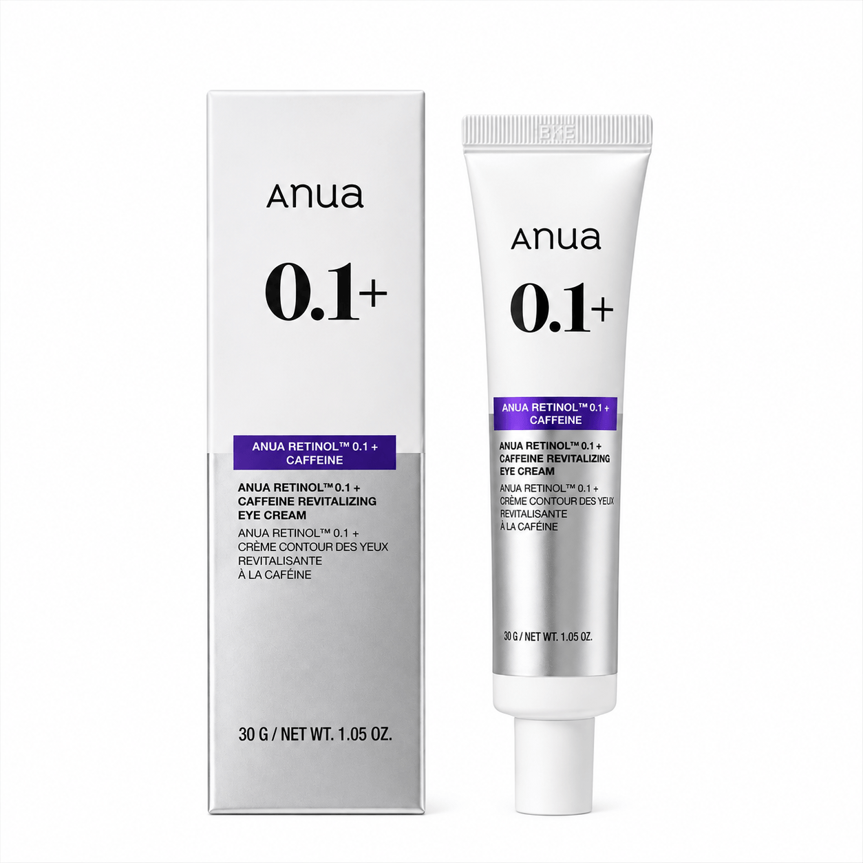 Creme Para Olhos Retinol 0.1 Caffeine Eye Cream Anua 30g