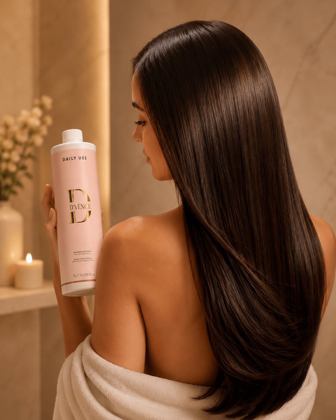 Shampoo Daily Use Antifrizz D'Vence 1L