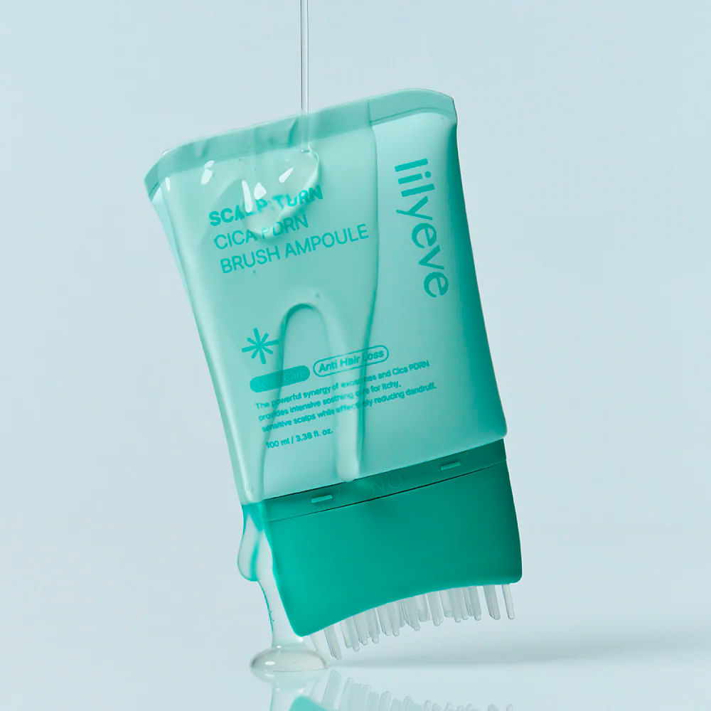Ampola Capilar Scalp Turn Cica PDRN Brush Lilyeve 100ml