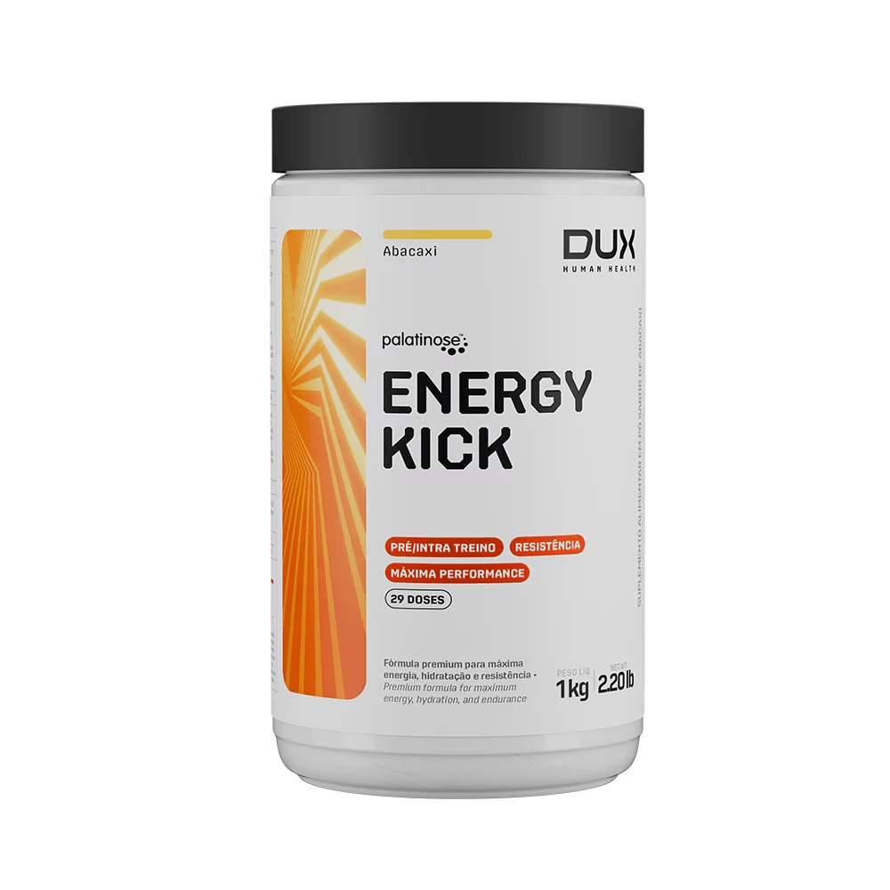 Pré-Treino Energy Kick DUX Company 1Kg Sabor Abacaxi