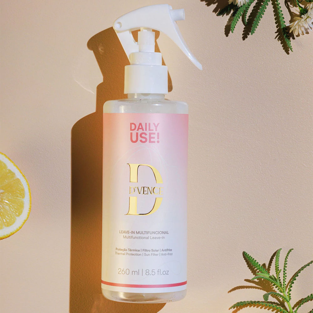 Leave-In Multifuncional Daily Use! D'Vence 260ml