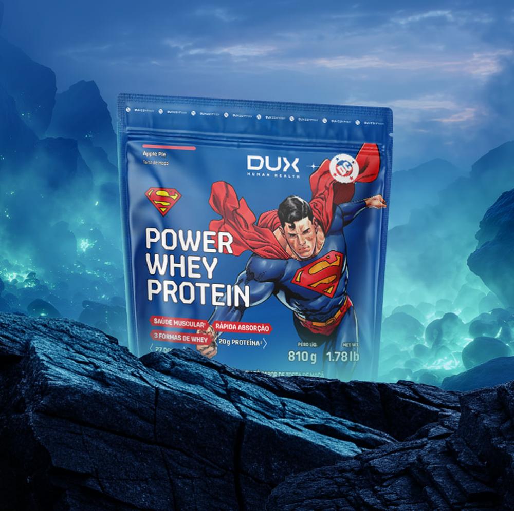 Power Whey Protein DC DUX Company 810g Sabor Apple Pie