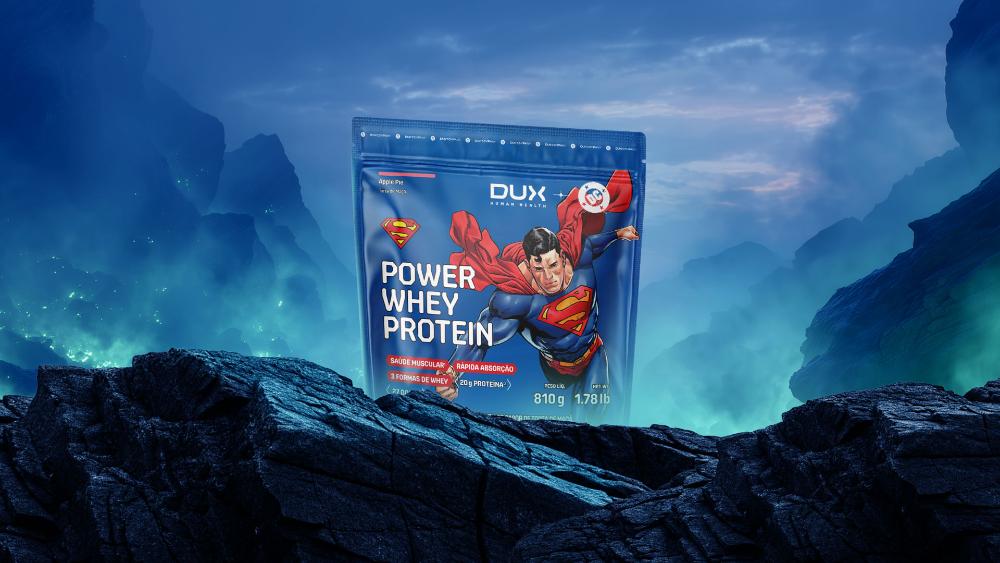 Power Whey Protein DC DUX Company 810g Sabor Apple Pie
