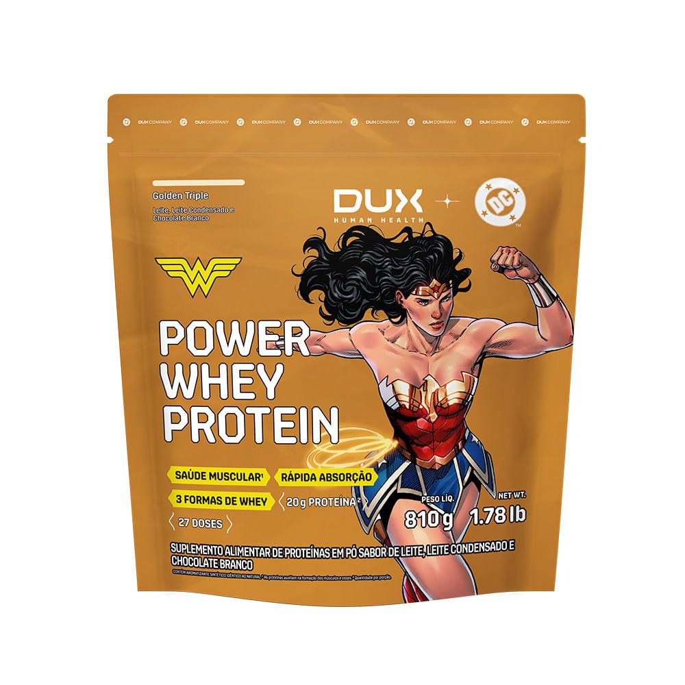 Power Whey Protein DC DUX Company 810g Sabor Golden Triple