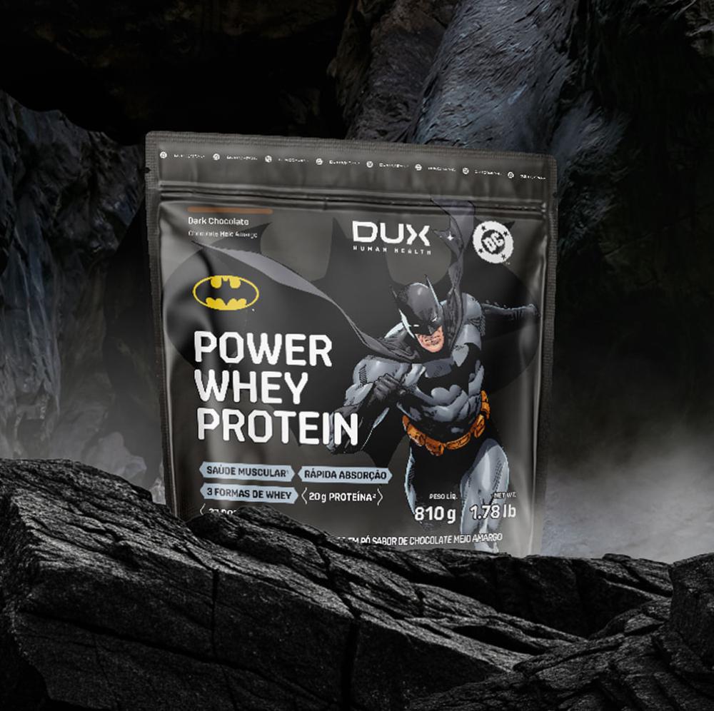 Power Whey Protein DC DUX Company 810g Sabor Dark Chocolate
