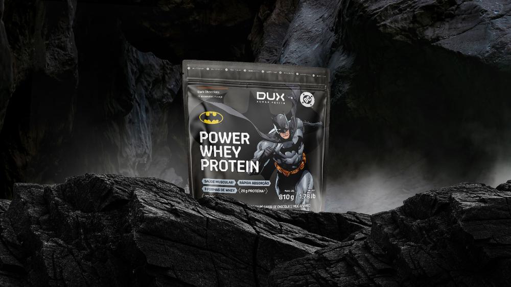 Power Whey Protein DC DUX Company 810g Sabor Dark Chocolate