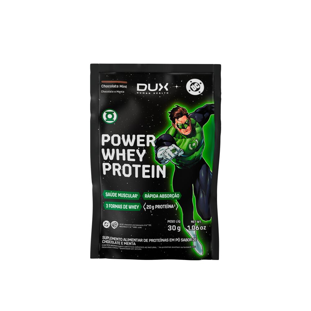 Sachê Power Whey Protein DC DUX Company 30g Sabor Chocolate Mint