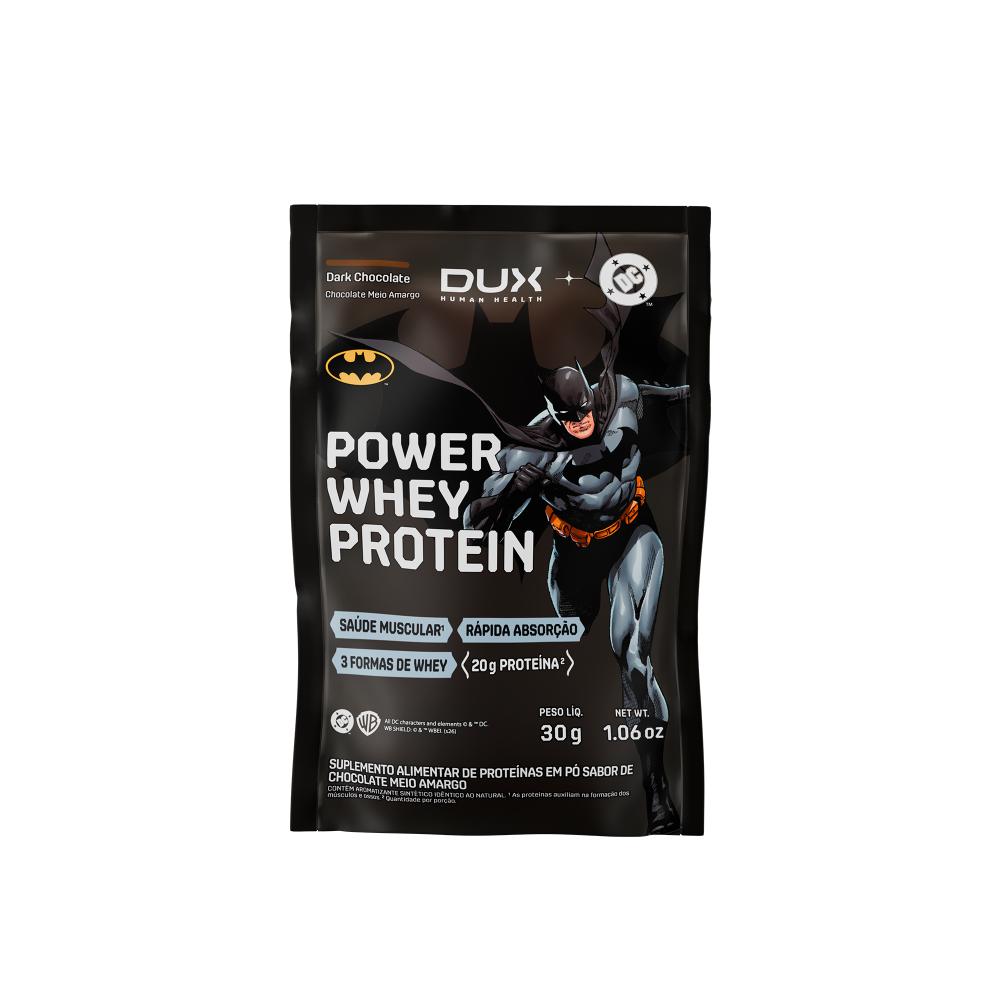 Sachê Power Whey Protein DC DUX Company 30g Sabor Dark Chocolate
