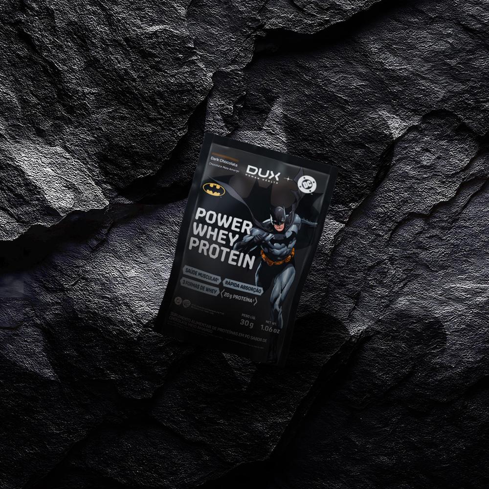 Sachê Power Whey Protein DC DUX Company 30g Sabor Dark Chocolate