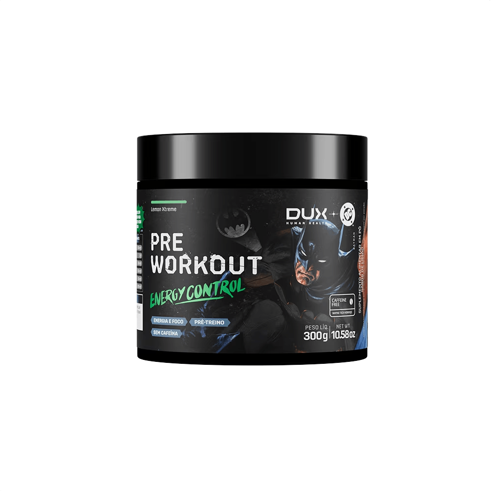 Pré-treino Workout Dc Energy Control Dux Company 300g Sabor Lemon Xtreme