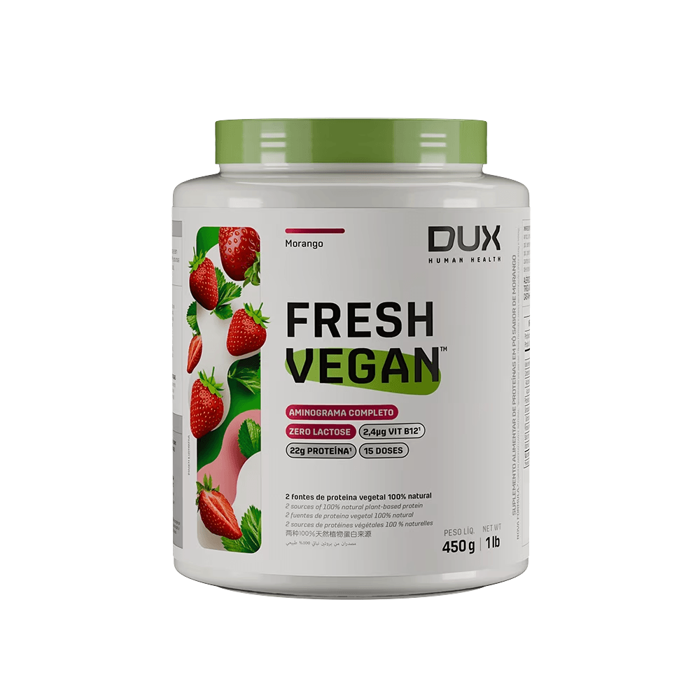 FreshVegan DUX Company 450g Sabor Morango