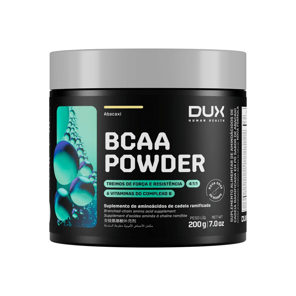 BCAA Powder DUX Company 200g Sabor Abacaxi