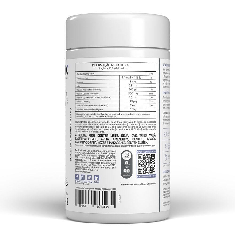 Collagen DUX Company 315g Sabor Neutro