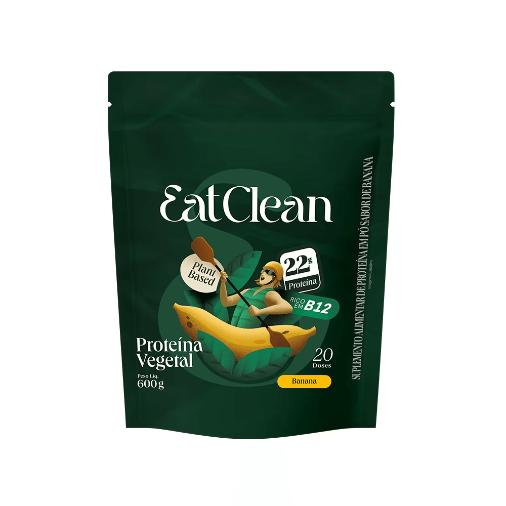 Proteína Vegetal DUX Company 600g Sabor Banana