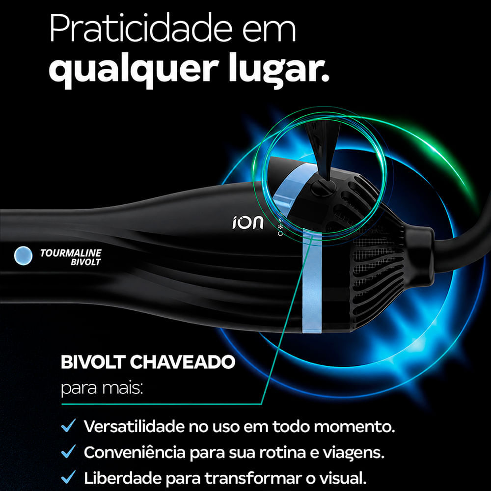Escova Tourmaline Taiff Bivolt