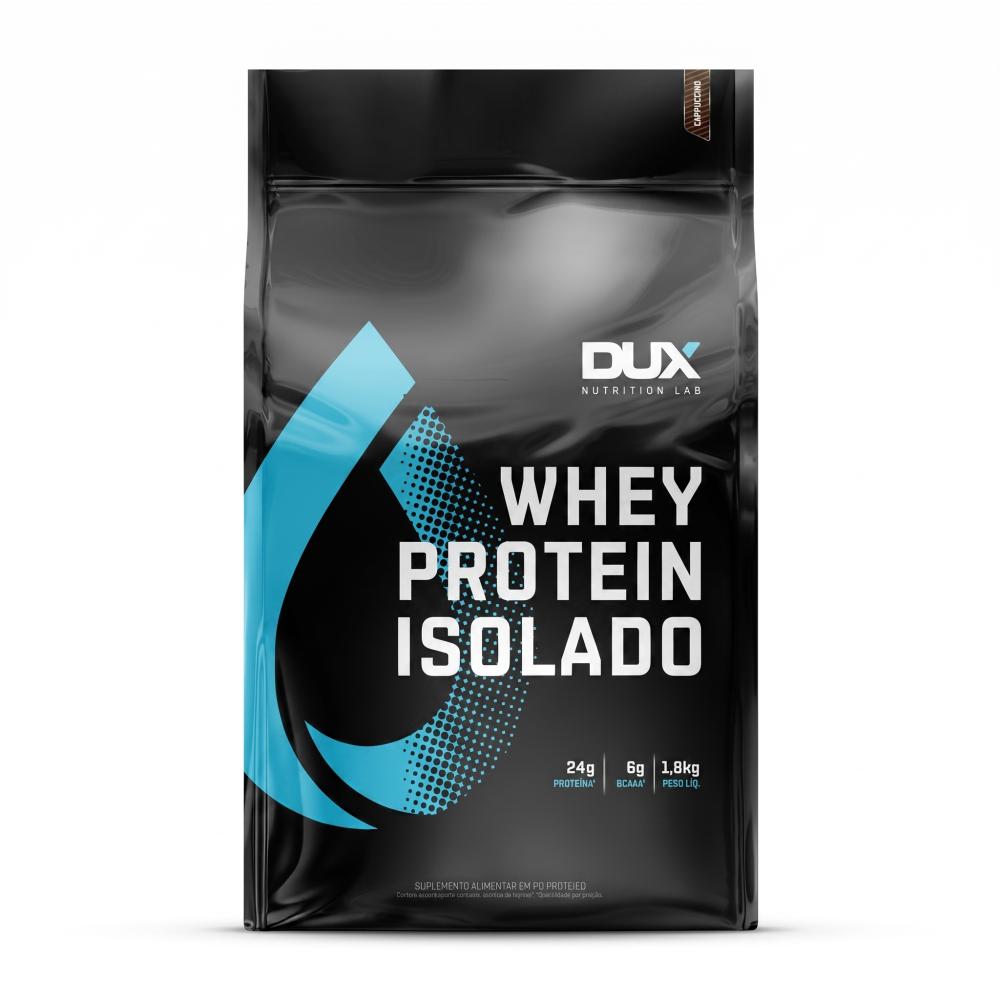 Whey Protein Isolado DUX Company 1,8kg Sabor Cappuccino