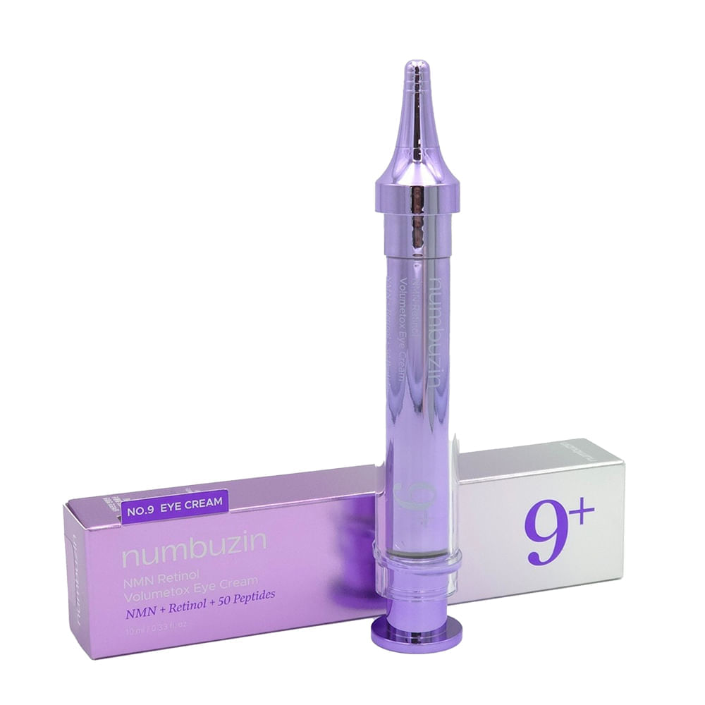 Creme Para Região Dos Olhos No.9 Nad+ Retinol Volumetox Numbuzim 10ml