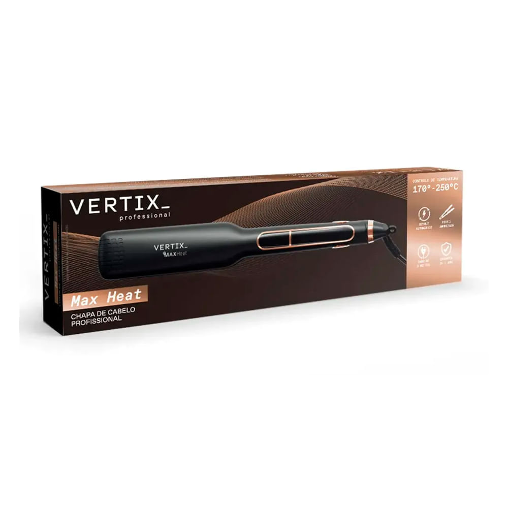 Chapa De Cabelo Profissional Max Heat Vertix Bivolt