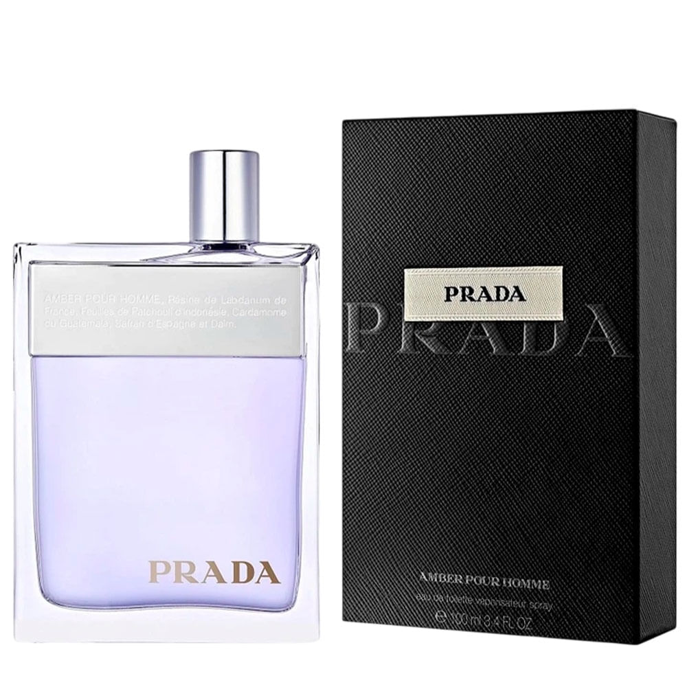 Perfume Masculino Amber Pour Homme Prada Eau De Toilette 100ml