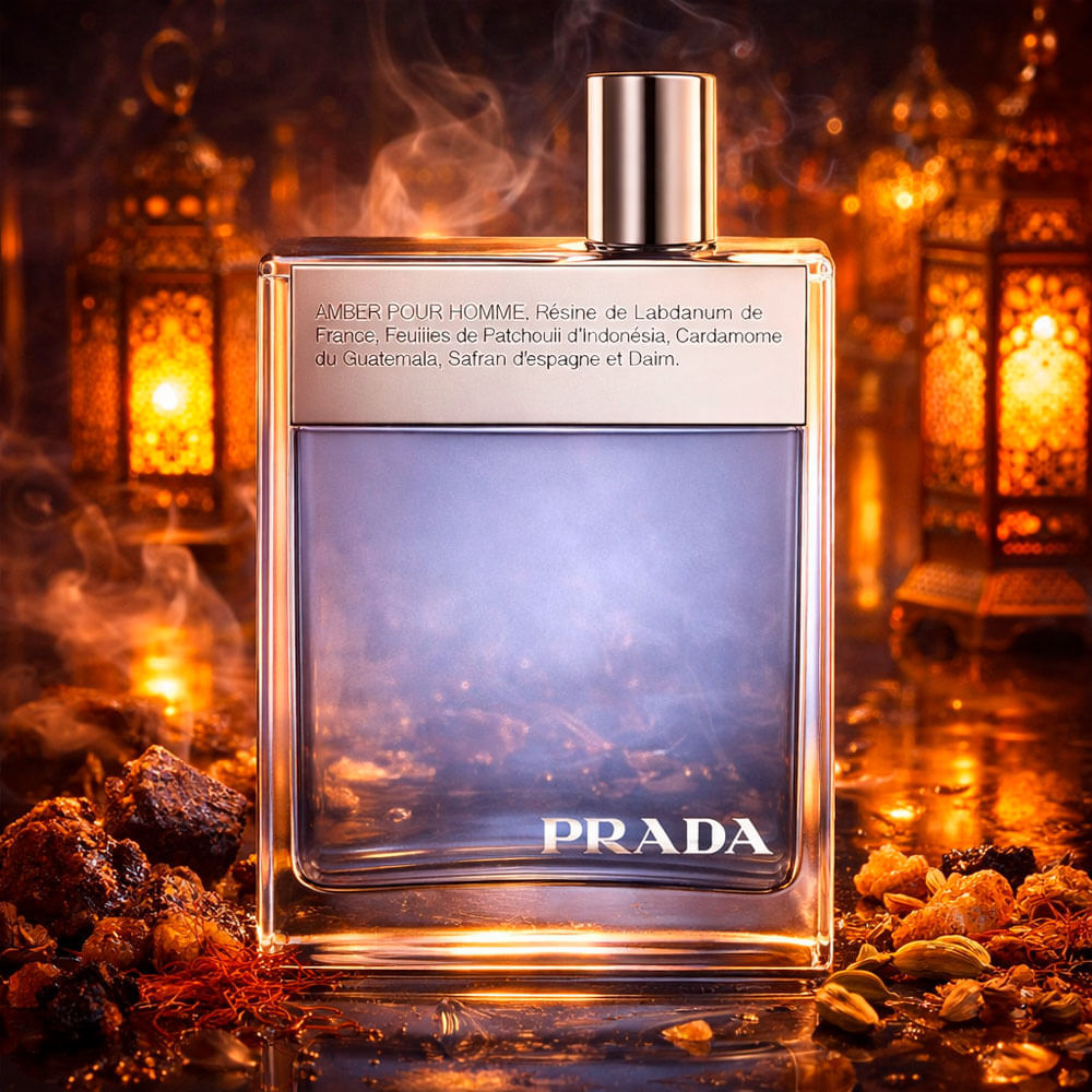 Perfume Masculino Amber Pour Homme Prada Eau De Toilette 100ml
