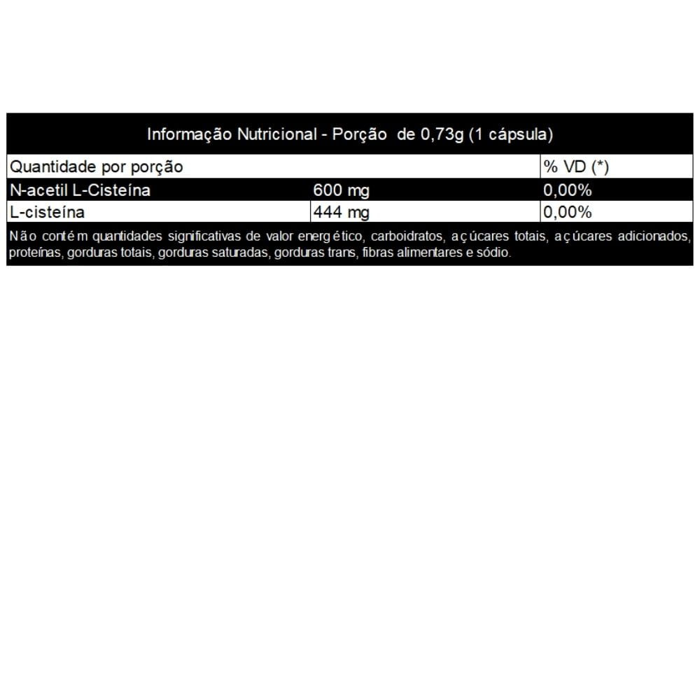 N-Acetilcisteína NAC Muwiz 730mg 60 Cápsulas