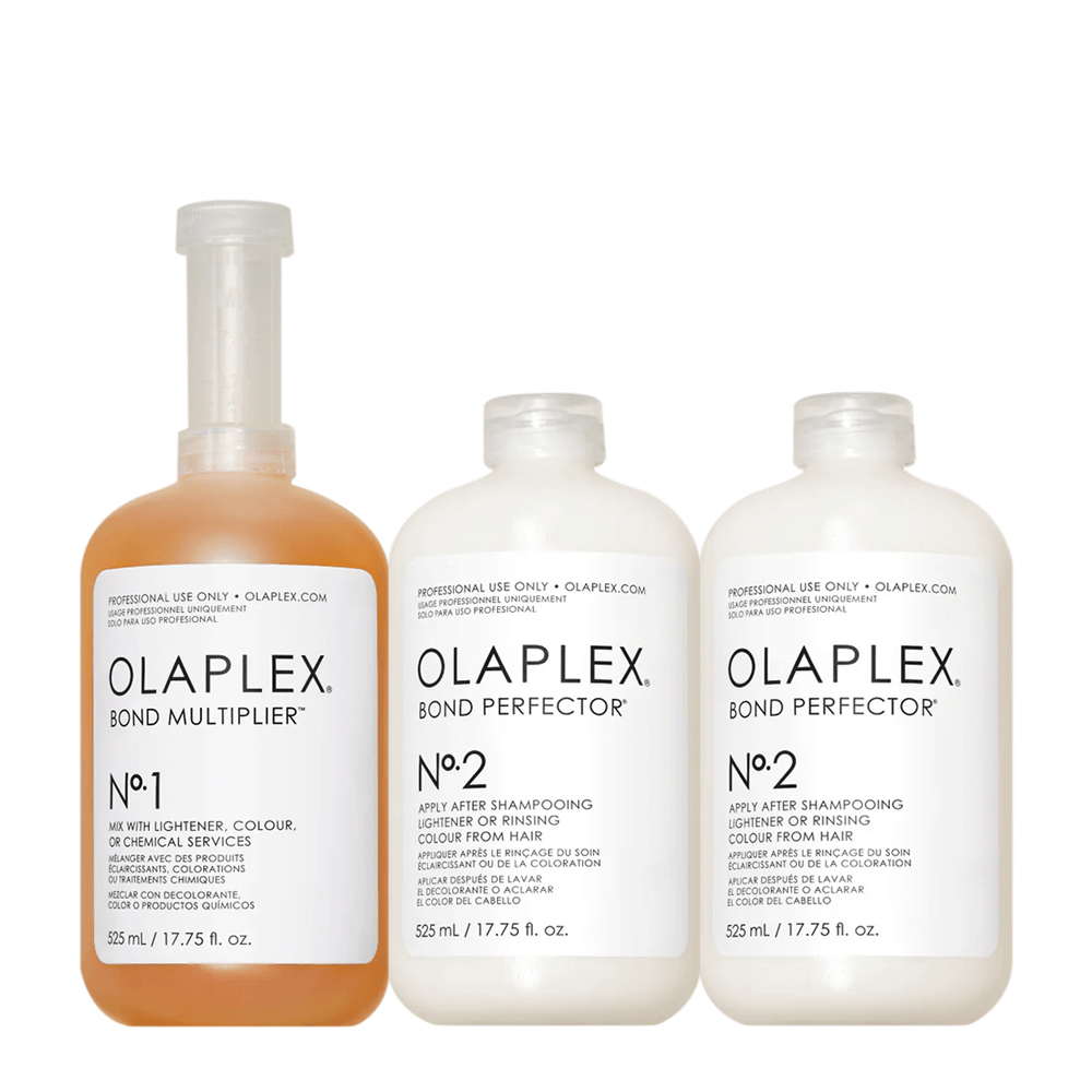 Kit Olaplex N°1 Bond Multiplier 525ml + 2 N°2 Bond Perfector 525ml
