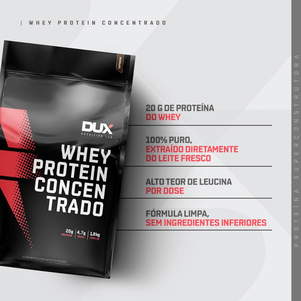 Whey Protein Concentrado DUX Company 1,8kg Sabor Coco