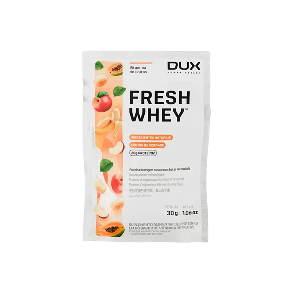Sachê FreshWhey™ DUX Company 30g Sabor Vitamina de Frutas