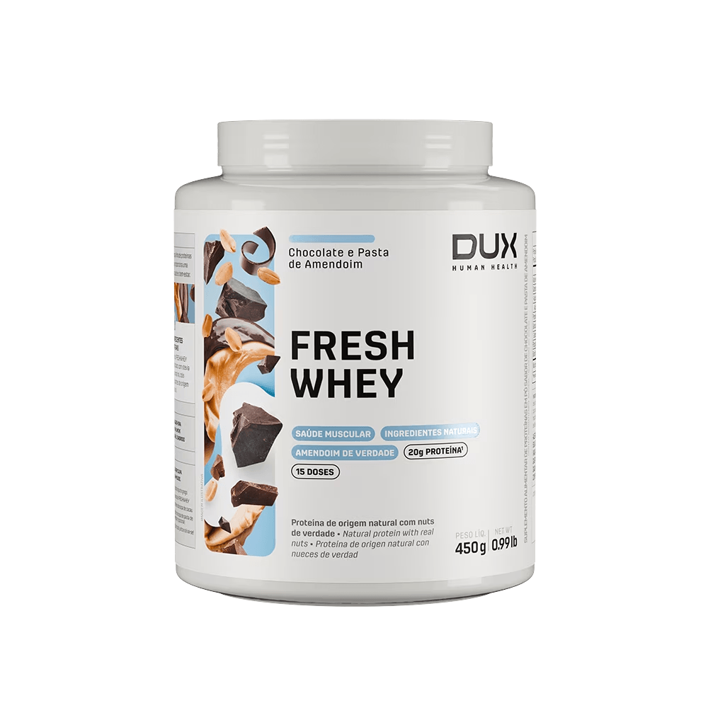 Freshwhey™ Dux Company 450g Sabor Chocolate E Pasta De Amendoim