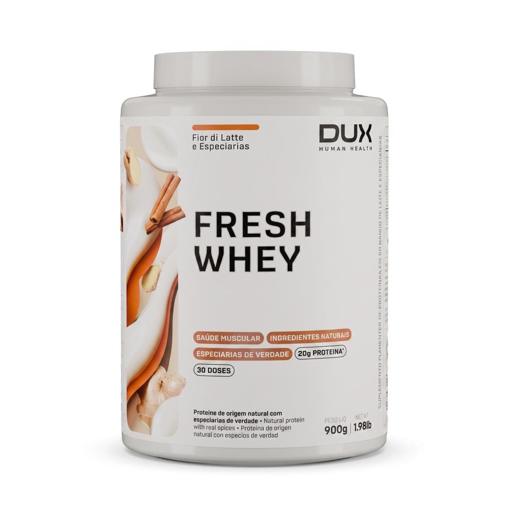 FreshWhey™ DUX Company 900g Sabor Fior Di Latte e Especiarias
