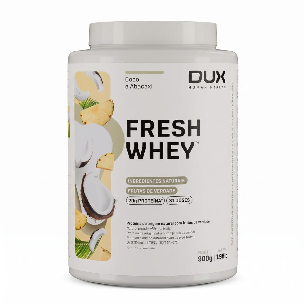Freshwhey™ Dux Company 900g Sabor Coco E Abacaxi