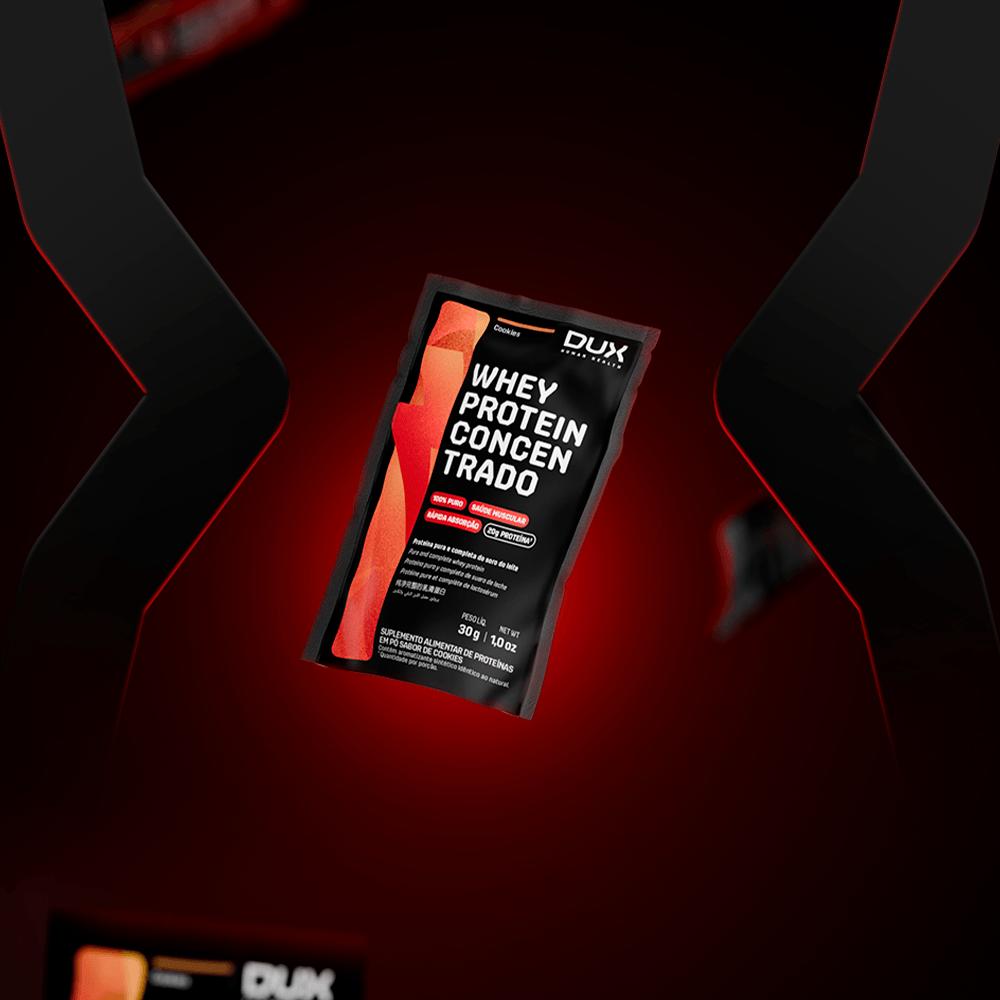 Sachê Whey Protein Concentrado DUX Company 27g Sabor Neutro