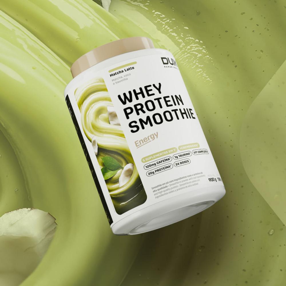 Protein Smoothie Energy Dux Company 900g Sabor Matcha Latte