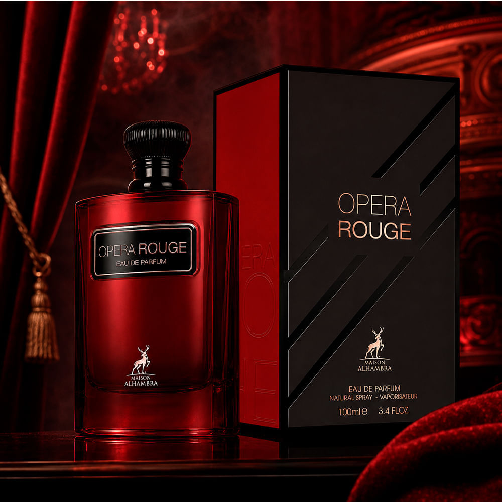 Perfume Árabe Unissex Opera Rouge Maison Alhambra Eau de Parfum 100ml