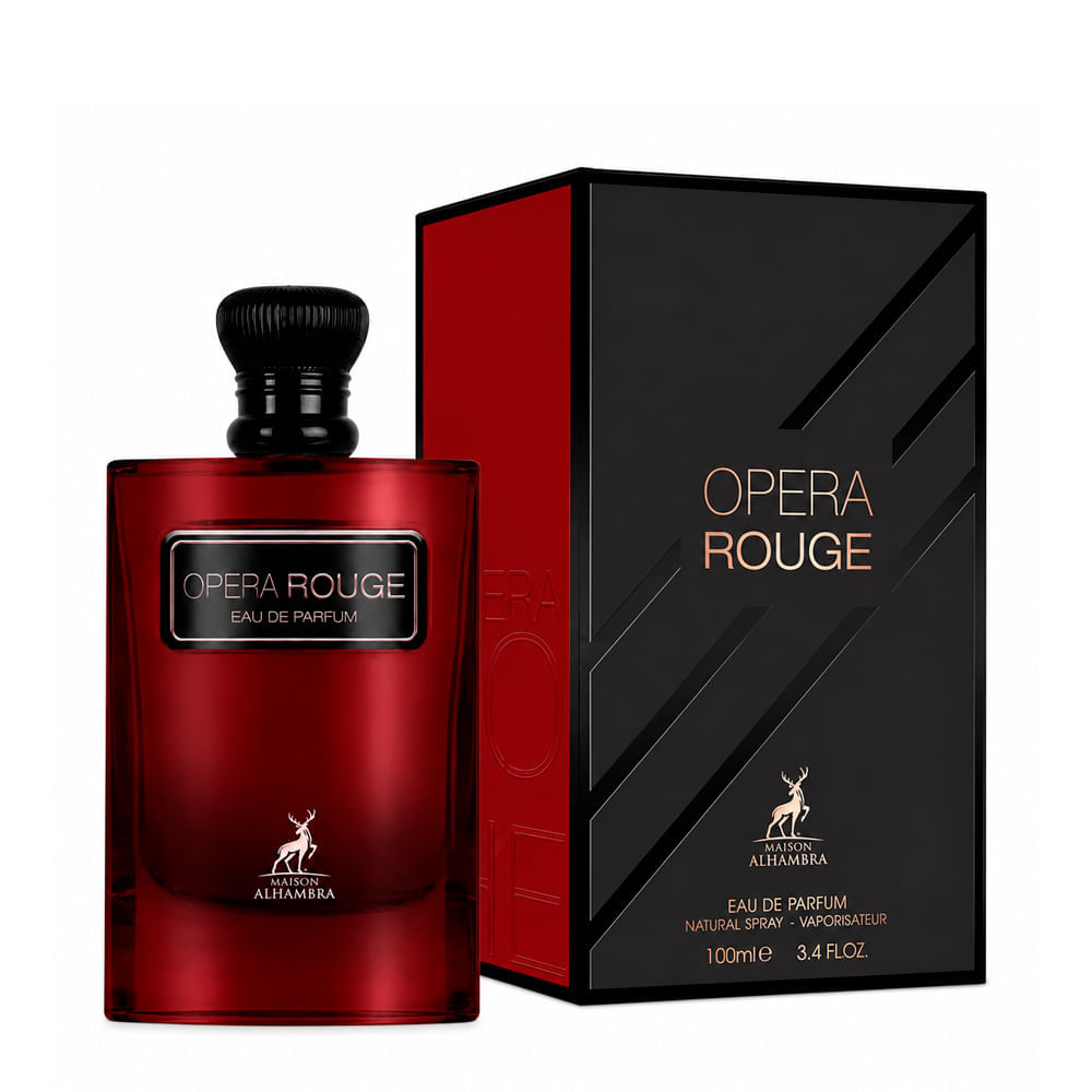 Perfume Árabe Unissex Opera Rouge Maison Alhambra Eau de Parfum 100ml