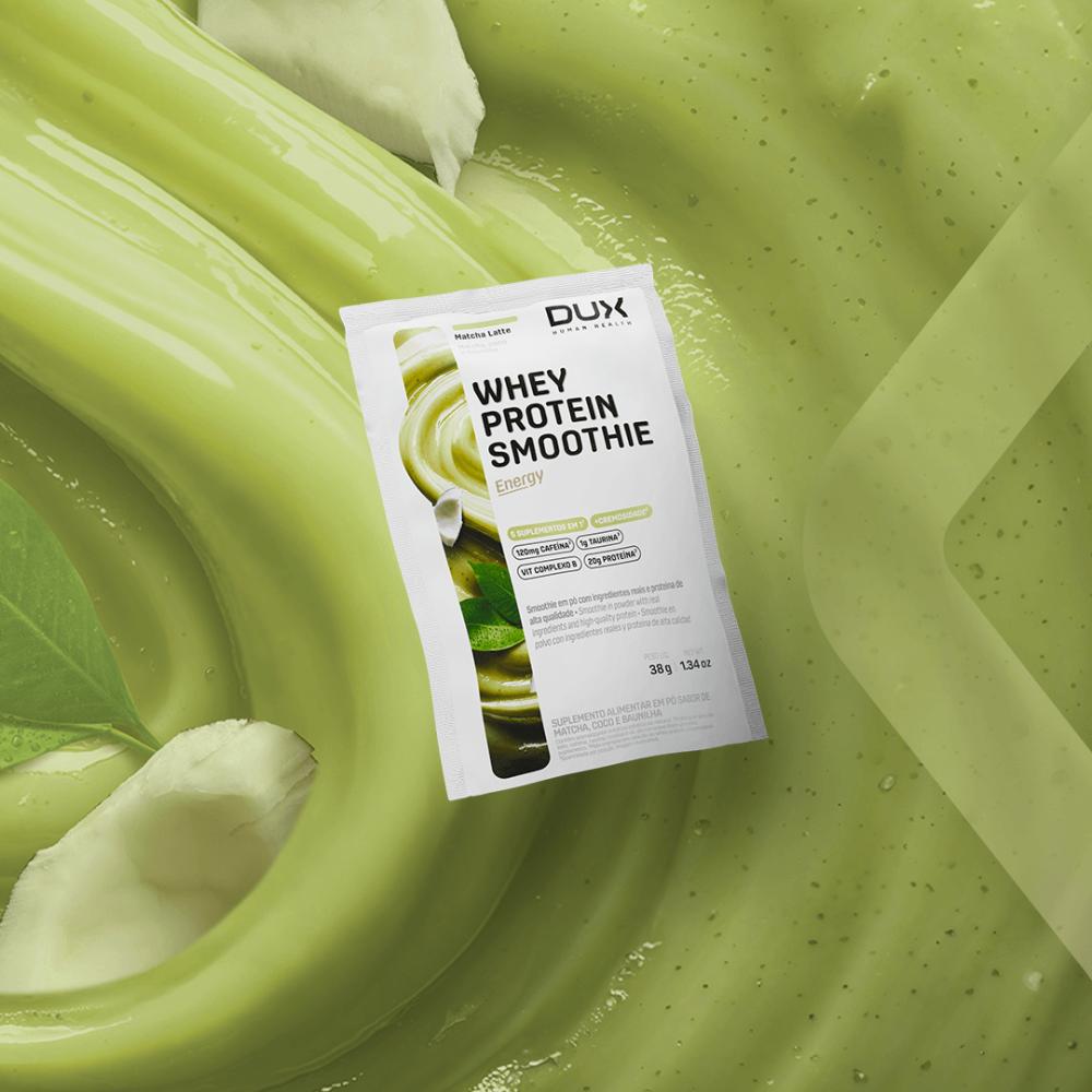 Sachê Protein Smoothie Energy Dux Company 38g Sabor Matcha Latte