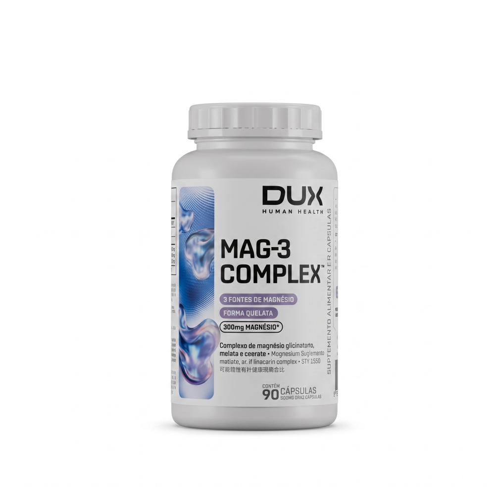 Mag-3 Complex DUX Company 90 Cápsulas Sem Sabor