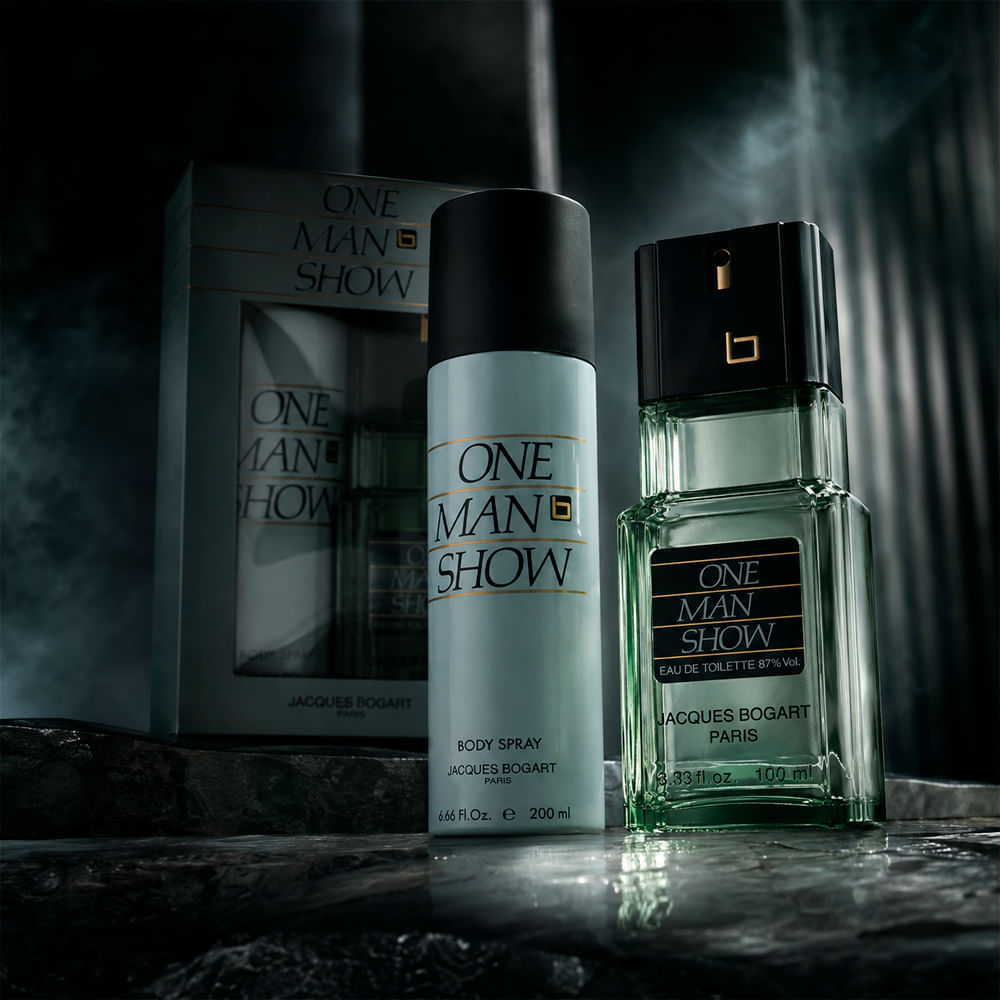 Kit Jacques Bogart One Man Show Masculino Eau de Toilette 100ml + Body Spray 200ml