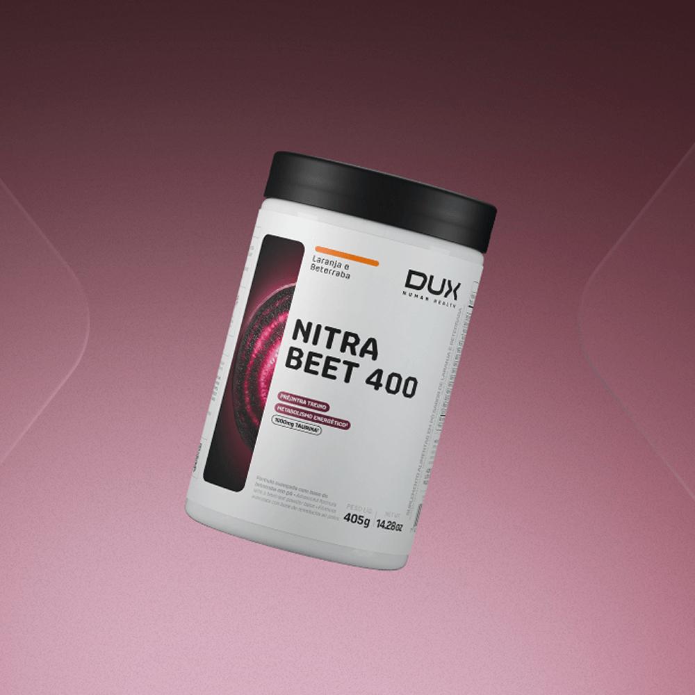 Nitra Beet 400 DUX Company 405g Sabor Laranja e Beterraba