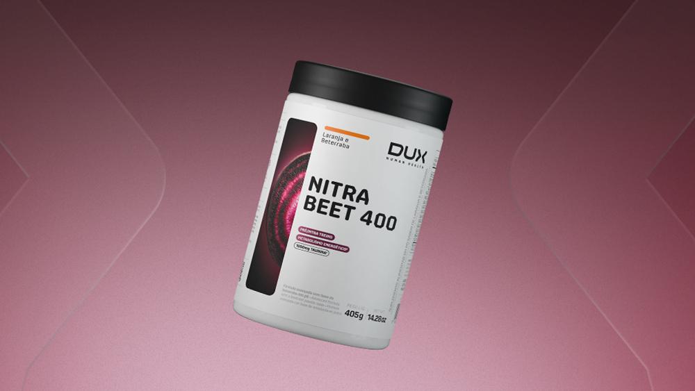 Nitra Beet 400 DUX Company 405g Sabor Laranja e Beterraba