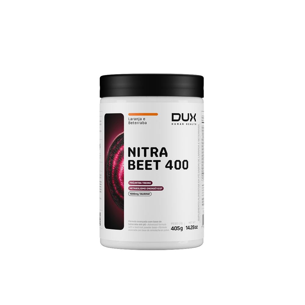 Nitra Beet 400 DUX Company 405g Sabor Laranja e Beterraba