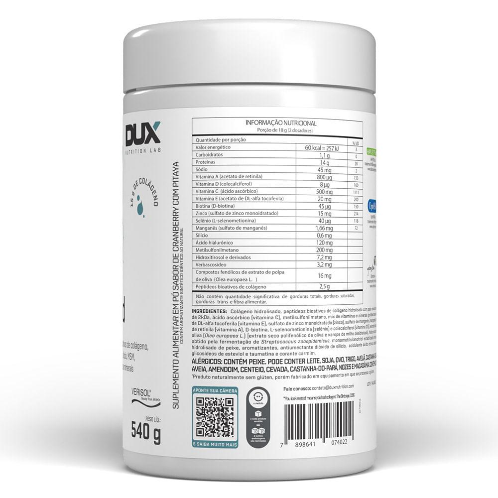 Collagen Advanced Dux Company 540g Sabor Tangerina e Hibisco
