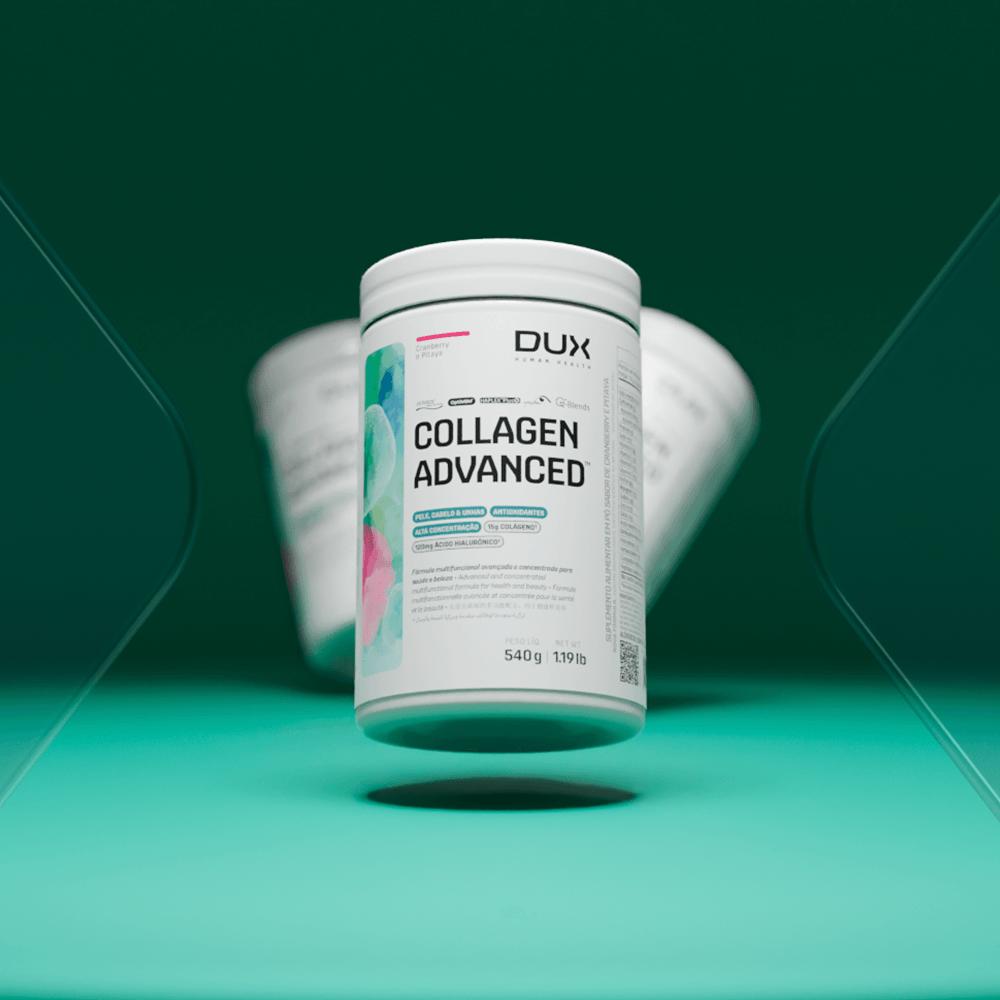 Collagen Advanced Dux Company 540g Sabor Maçã