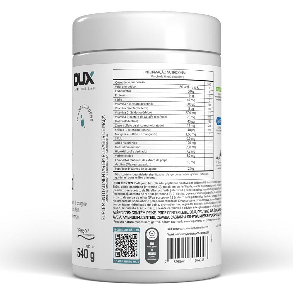 Collagen Advanced Dux Company 540g Sabor Maçã