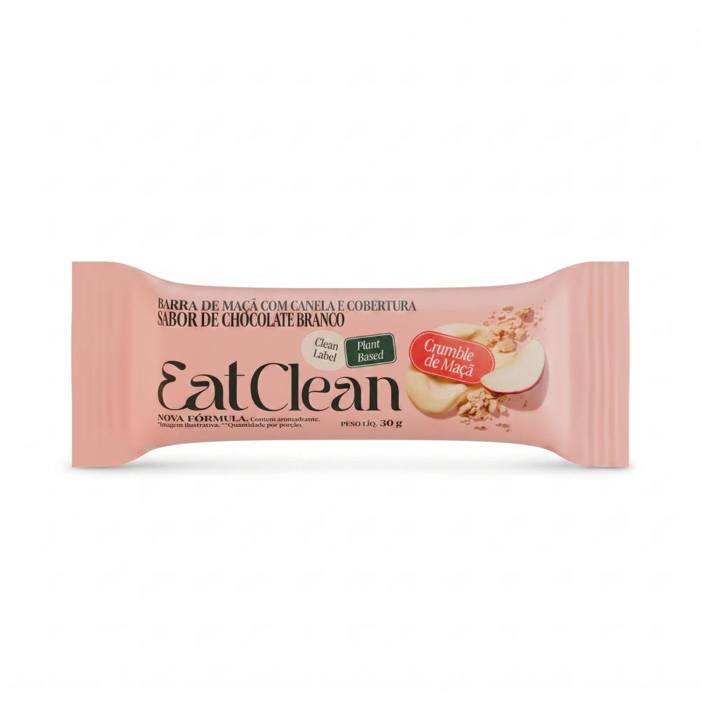 Barrinha de Frutas Eat Clean DUX Company 30g Sabor Crumble de Maçã