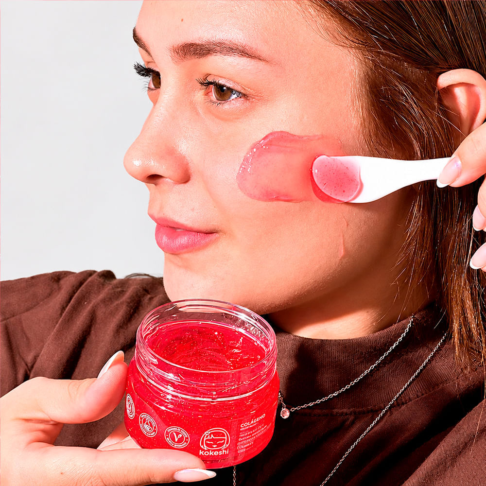 Hidratação Facial Geleia Facial de Colágeno Kokeshi 100g