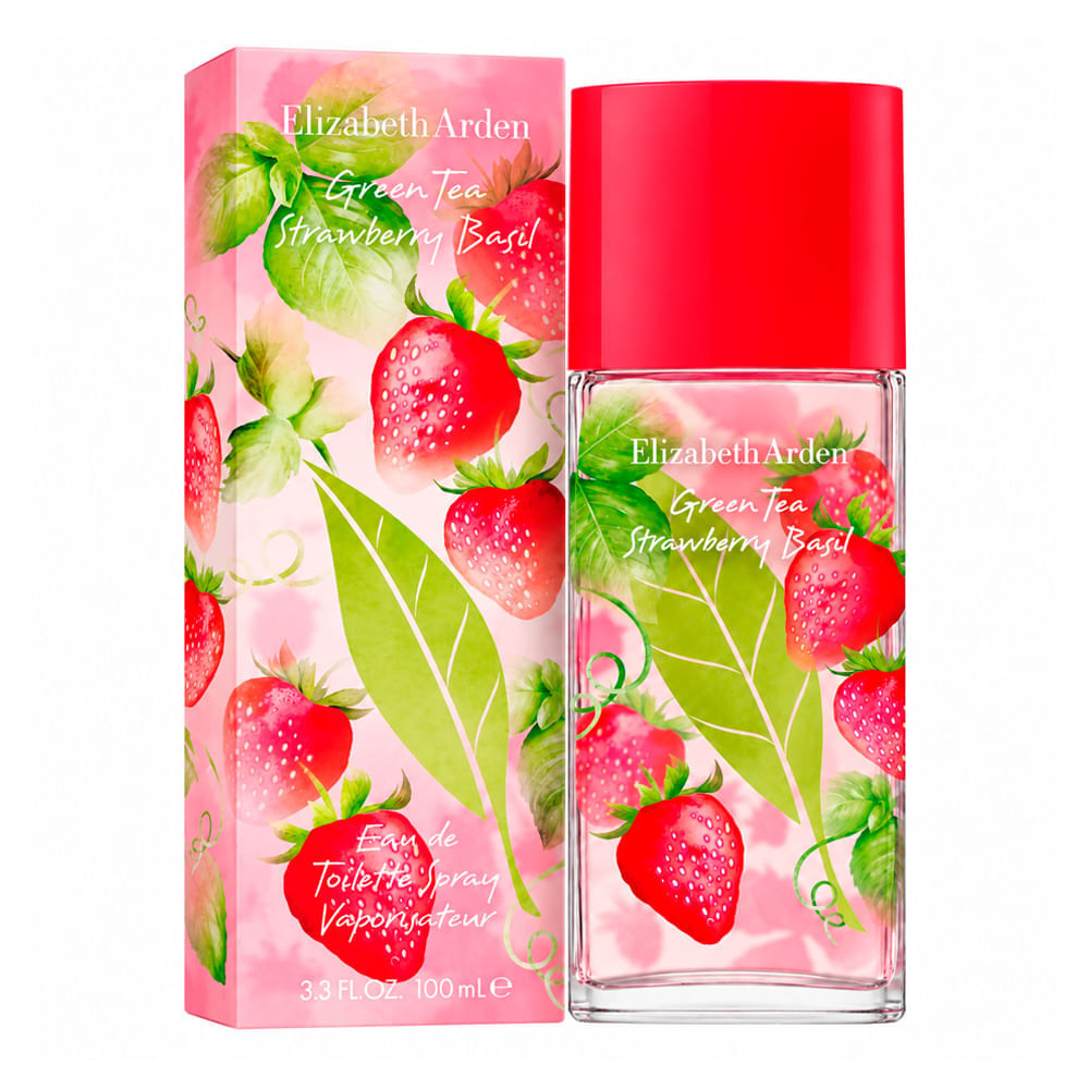 Perfume Feminino Green Tea Strawberry Basil Eau de Toilette Elizabeth Arden 100ml