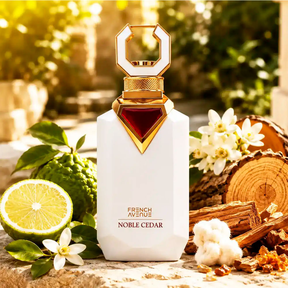 Perfume Árabe Unissex Noble Cedar French Avenue Extrait de Parfum 100ml