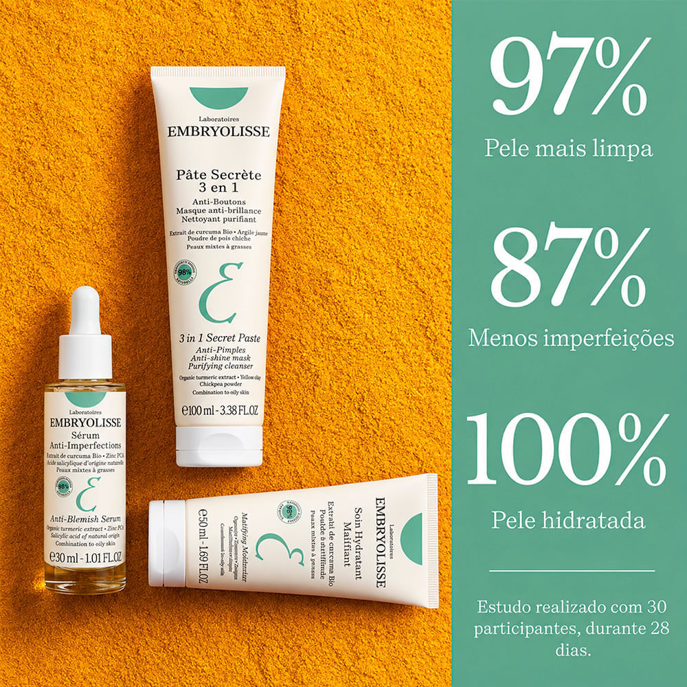 Tratamento Antiacne Pâte Secrète 3 en 1 Embryolisse 100ml
