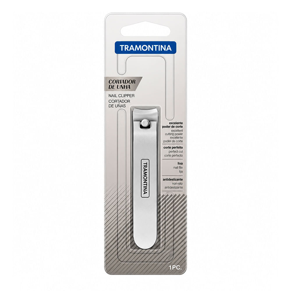 Cortador de Unhas em Aço Inox e Zamak Revestido Tramontina 6,5cm